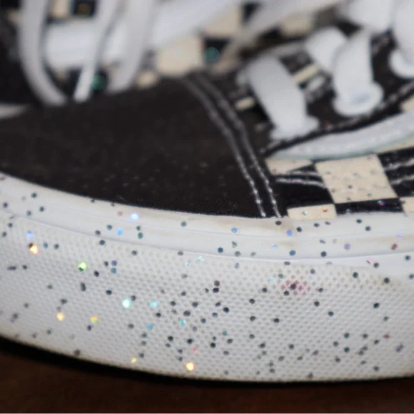 VANS unisex Old Skool Confetti Checkerboard Child Sneakers - Picture 7 of 10